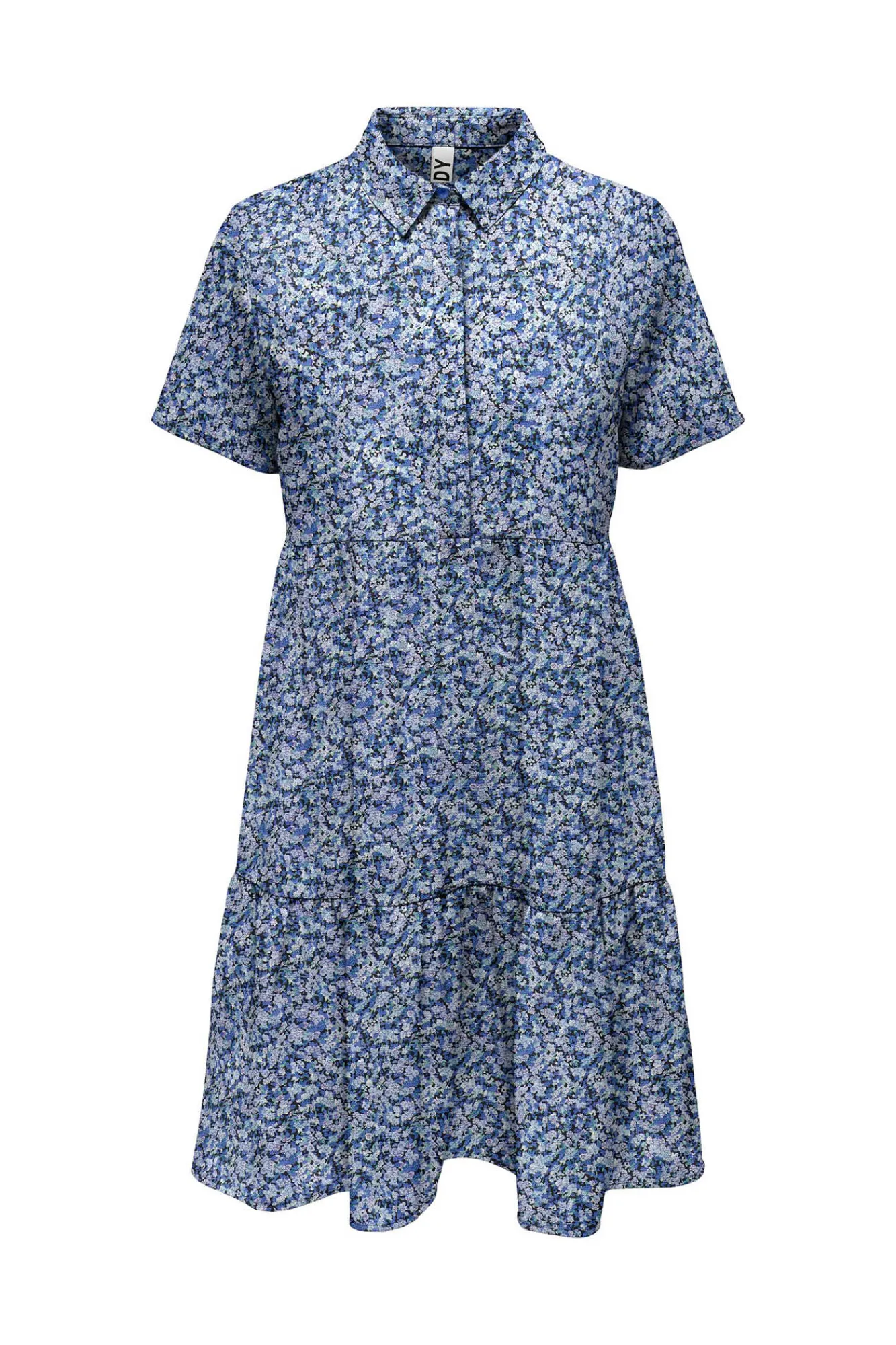 JDY Vestido Corto Camisero Negro