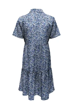 JDY Vestido Corto Camisero Negro