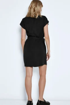 Noisy May Vestido Corto Camisero Lyocell Negro Online