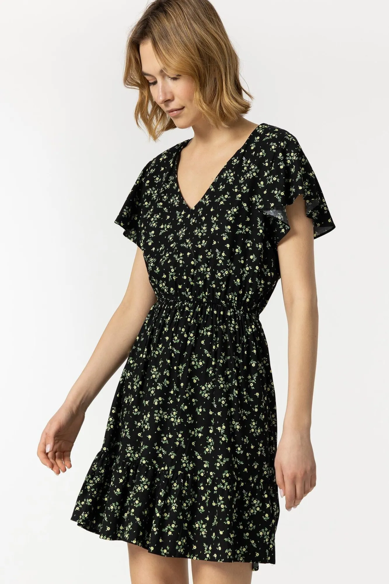 Tiffosi Vestido Corto Carmecita Negro Outlet