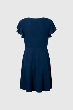 Pepe Jeans Vestido Corto Con Manga Corta. Navy Online