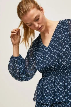 Pepe Jeans Vestido Corto Con Manga Larga. Multicolor Discount