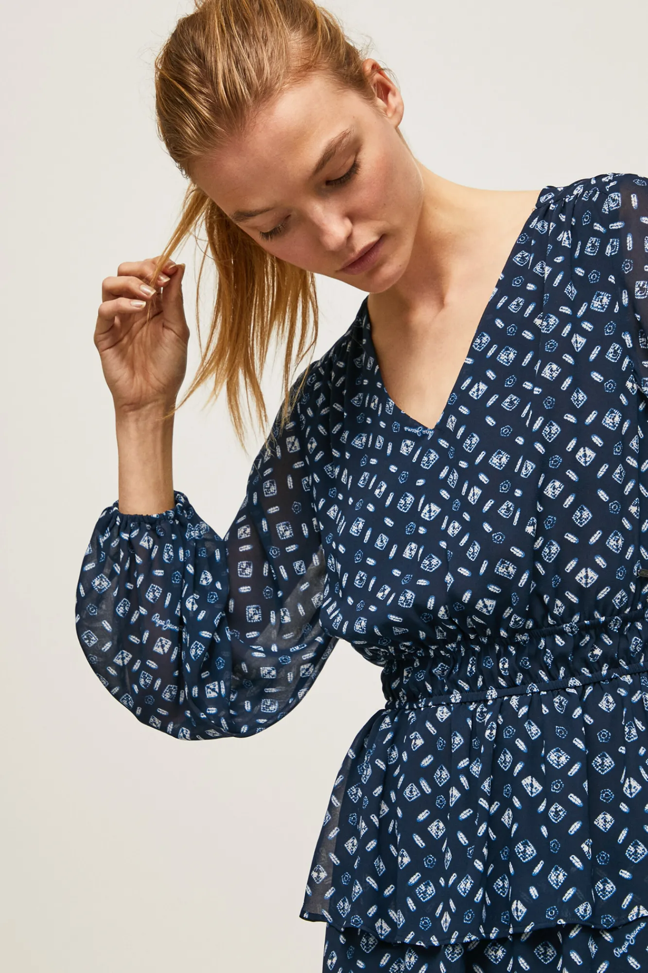 Pepe Jeans Vestido Corto Con Manga Larga. Multicolor Discount