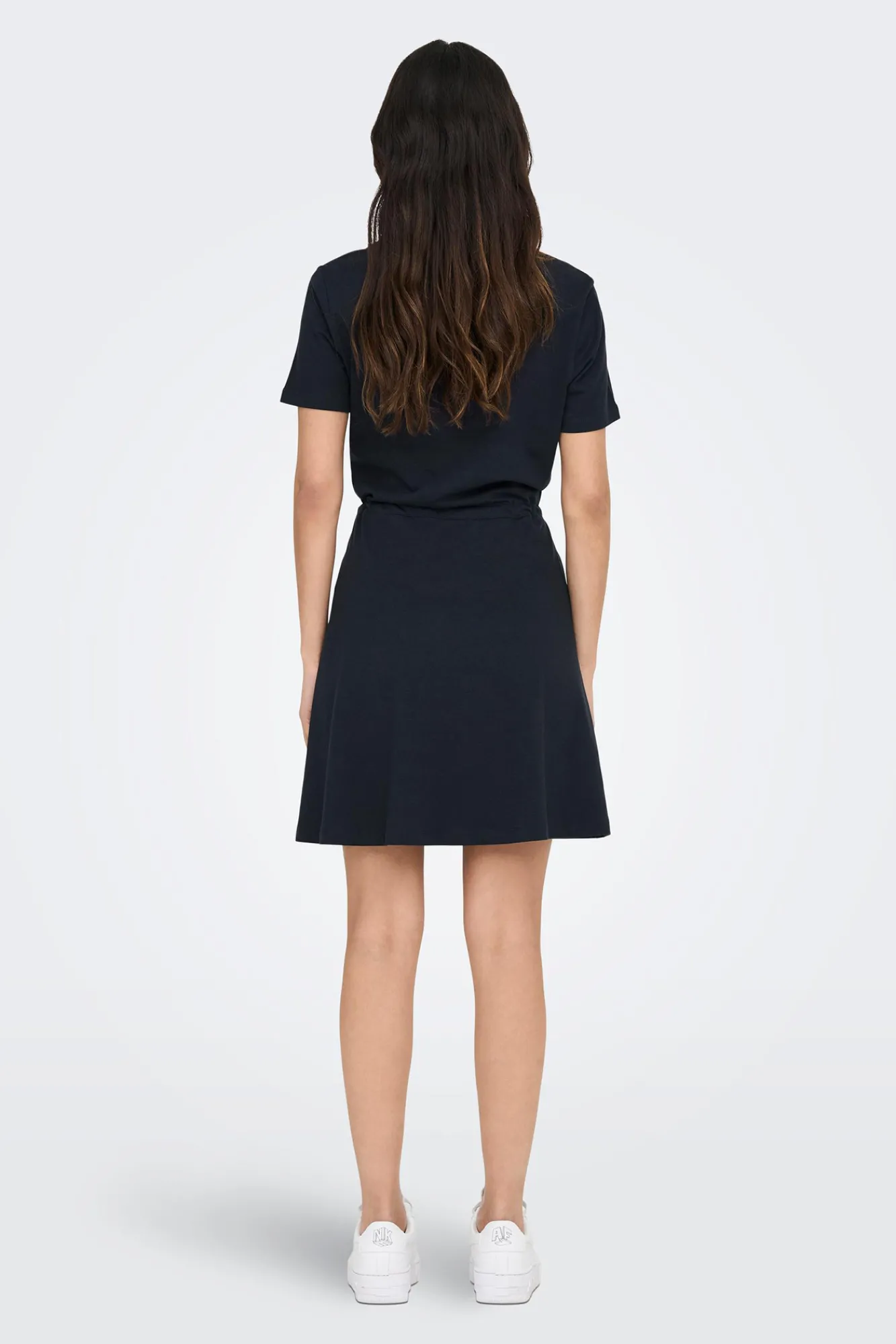 Only Vestido Corto Corte Regular Cuello En V Azul Medio Sale