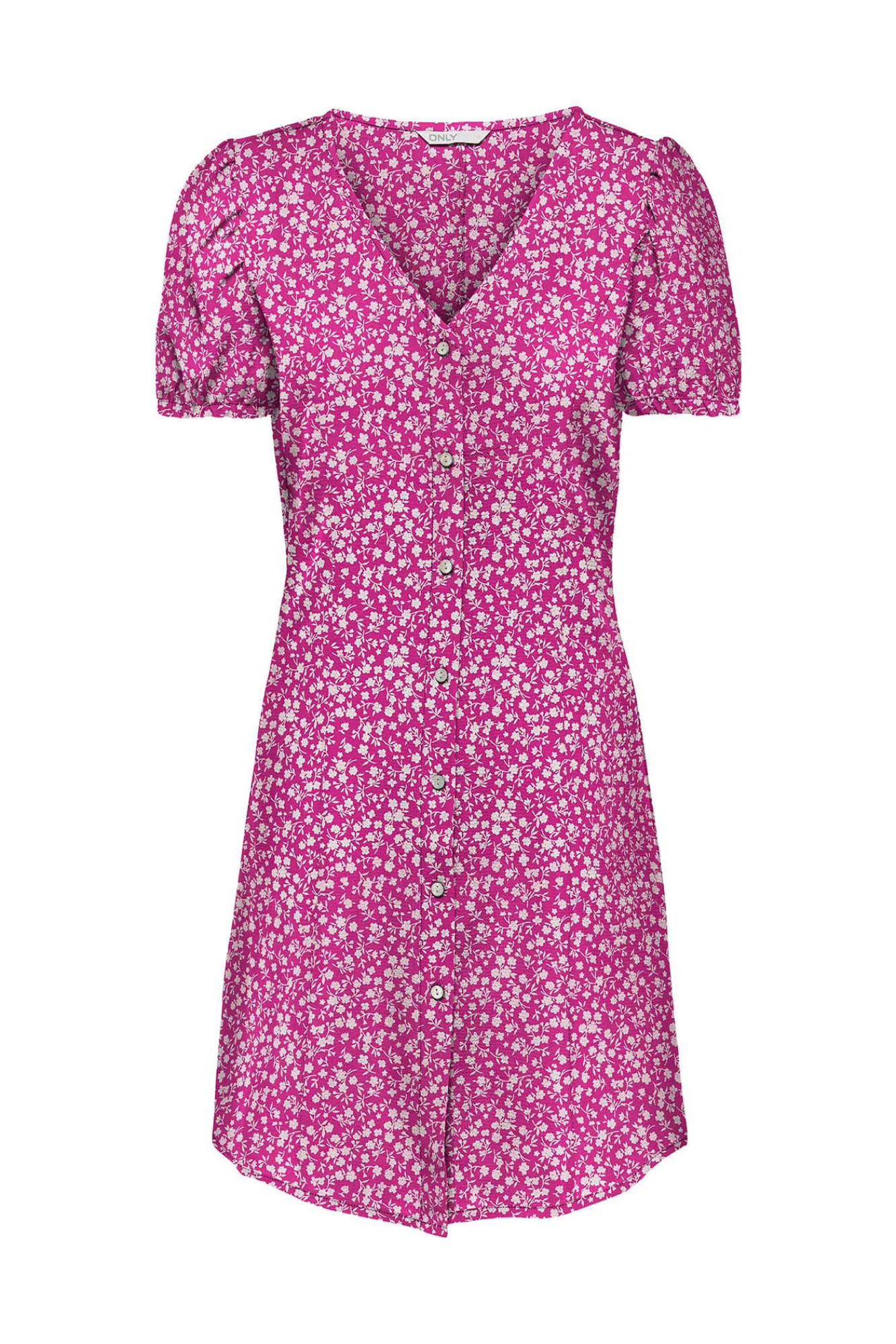 Only Vestido Corto Cruzado Rojo Clearance