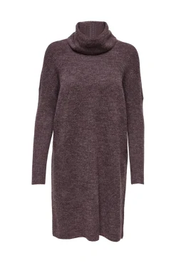 Only Vestido Corto Cuello Alto Rosa Outlet