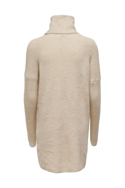 Only Vestido Corto Cuello Alto Blanco Discount