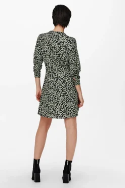 Only Vestido Corto De Corte Tunica Verde
