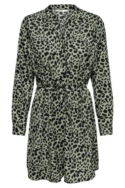 Only Vestido Corto De Corte Tunica Verde