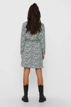 Only Vestido Corto De Corte Tunica Negro Sale