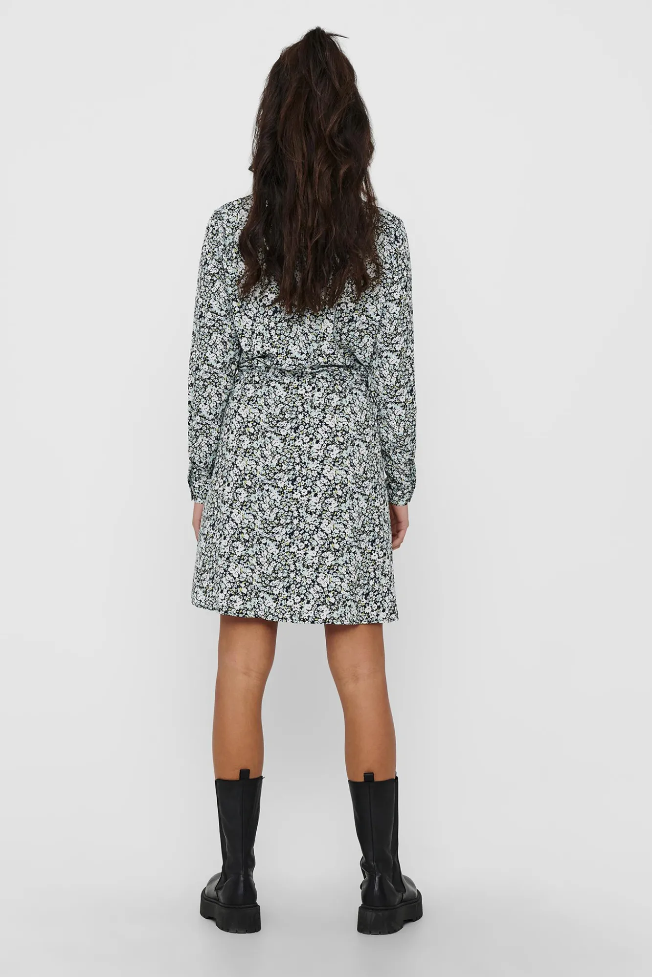 Only Vestido Corto De Corte Tunica Negro Sale