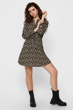 Only Vestido Corto De Corte Tunica Blanco Online