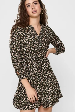Only Vestido Corto De Corte Tunica Blanco Online