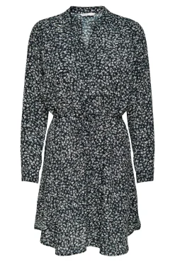Only Vestido Corto De Corte Tunica Negro New