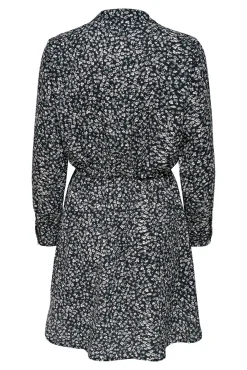 Only Vestido Corto De Corte Tunica Negro New