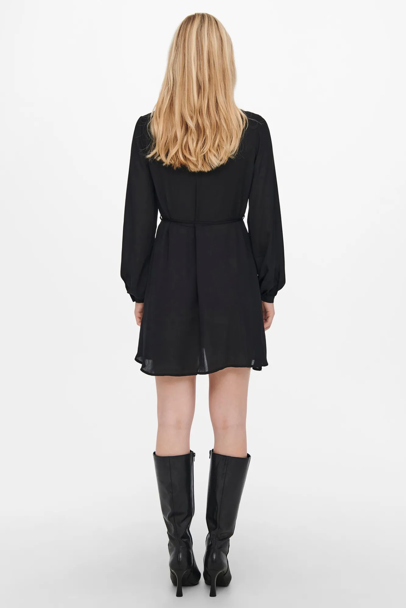 JDY Vestido Corto De Gasa Negro Discount