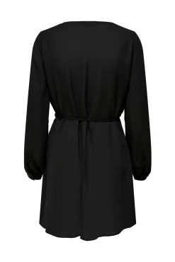 JDY Vestido Corto De Gasa Negro Discount