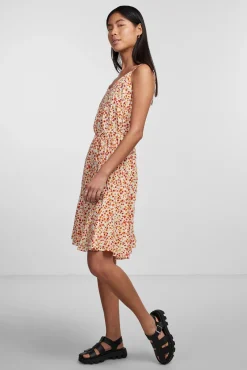 Pieces Vestido Corto De Mujer Blanco Hot