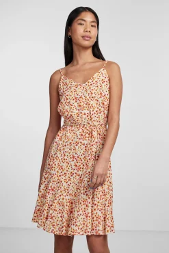 Pieces Vestido Corto De Mujer Blanco Hot