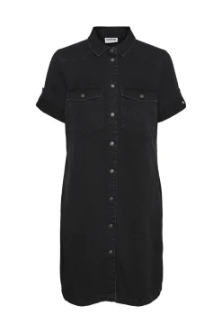 Noisy May Vestido Corto Denim Negro