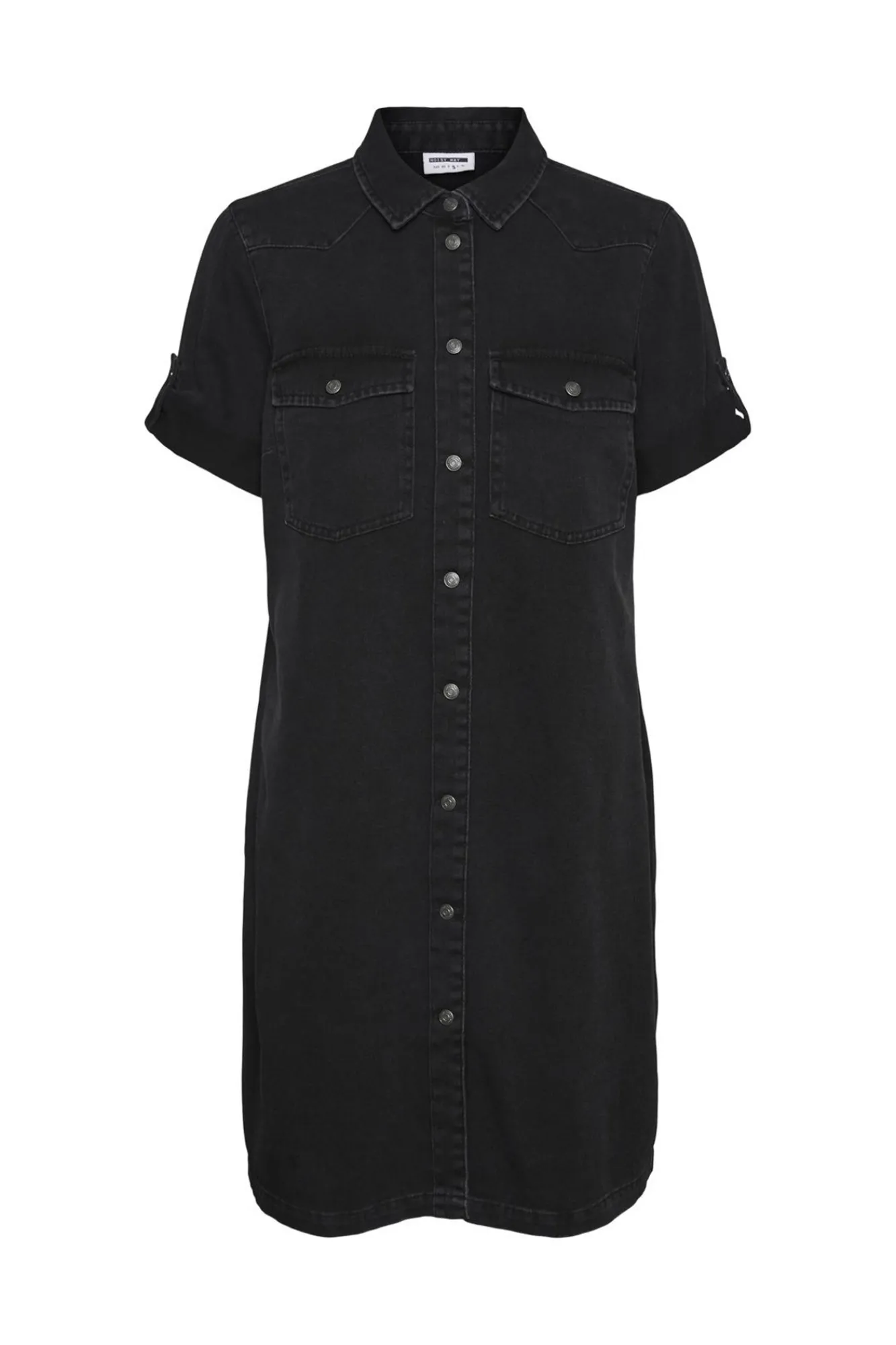 Noisy May Vestido Corto Denim Negro