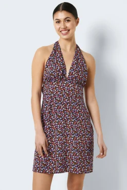 Noisy May Vestido Corto Estampado Negro