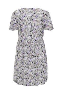 JDY Vestido Corto Estampado Blanco Sale