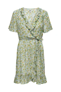 JDY Vestido Corto Estampado Blanco Hot