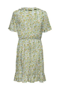 JDY Vestido Corto Estampado Blanco Hot