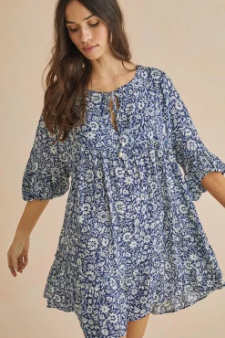 Women'secret Vestido Corto Flores Estampado New