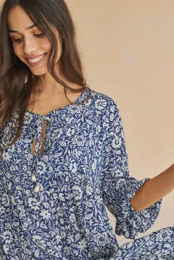 Women'secret Vestido Corto Flores Estampado New
