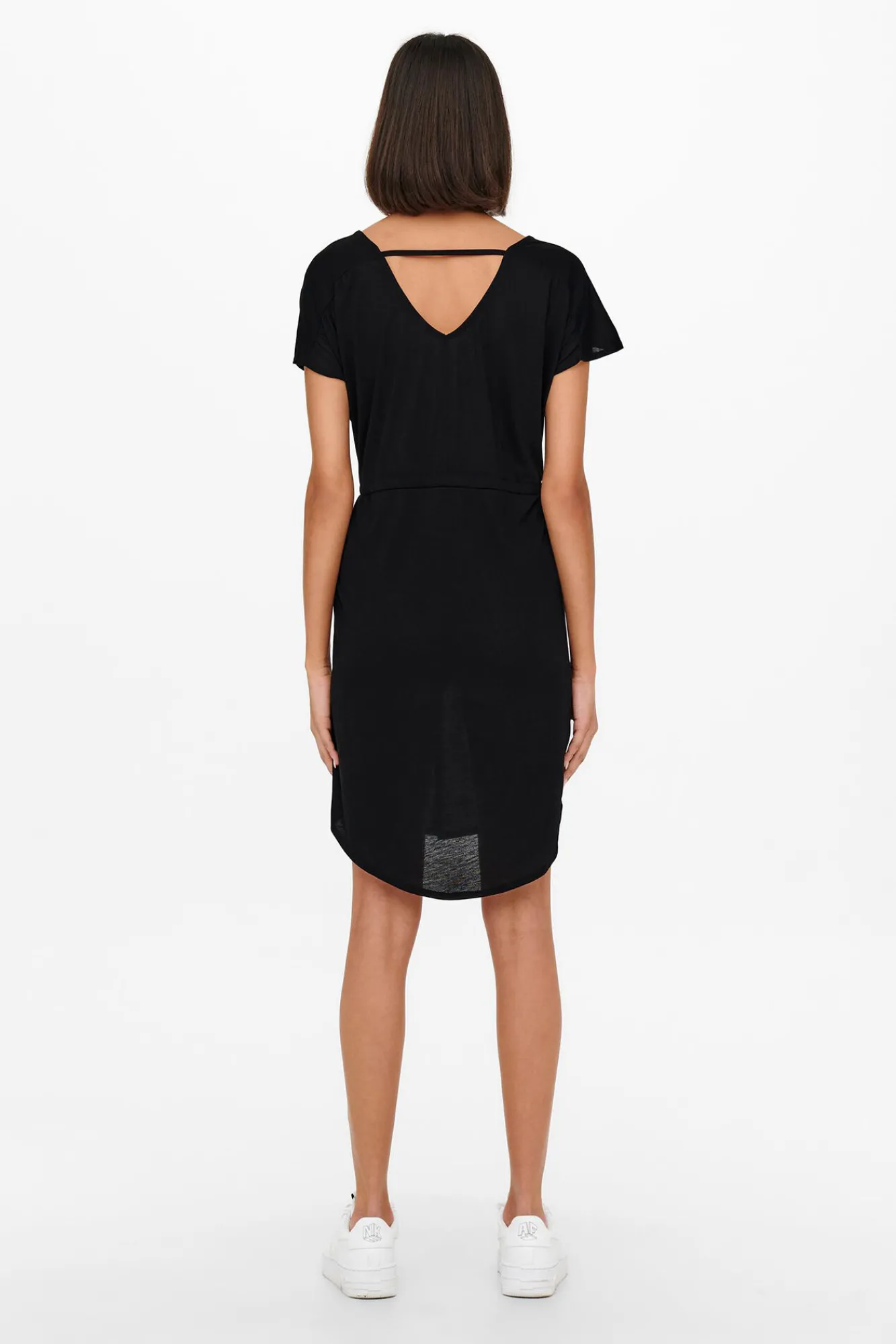 JDY Vestido Corto Fluido Negro Discount