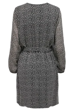 Only Vestido Corto Lazo Negro Clearance
