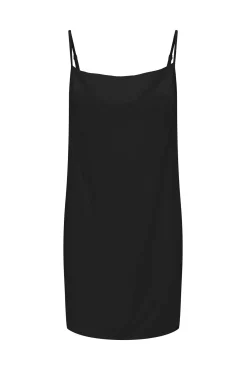 Only Vestido Corto Lencero Negro Hot