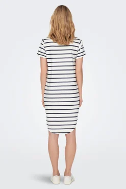 JDY Vestido Corto Manga Corta Blanco Outlet