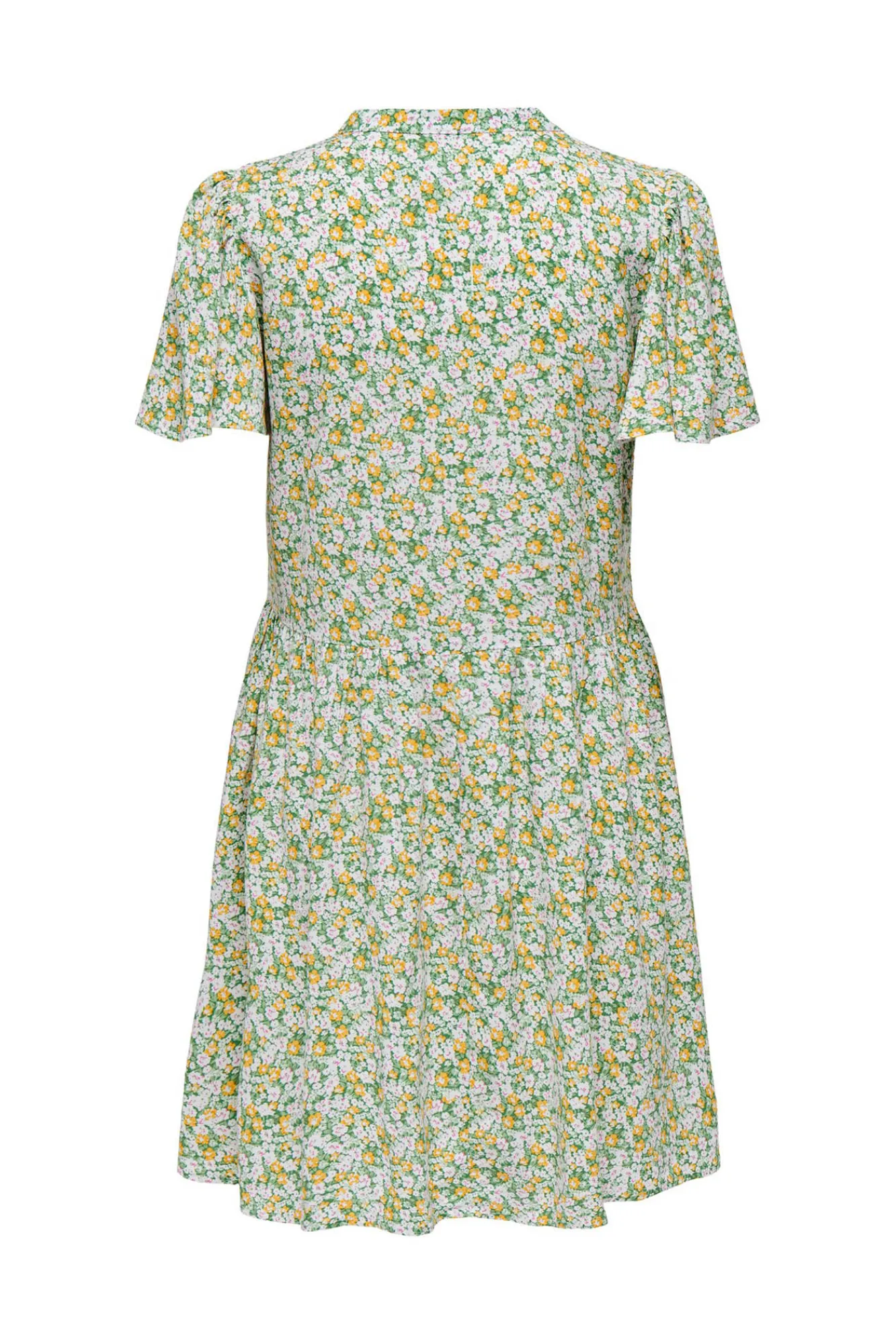 JDY Vestido Corto Manga Corta Blanco