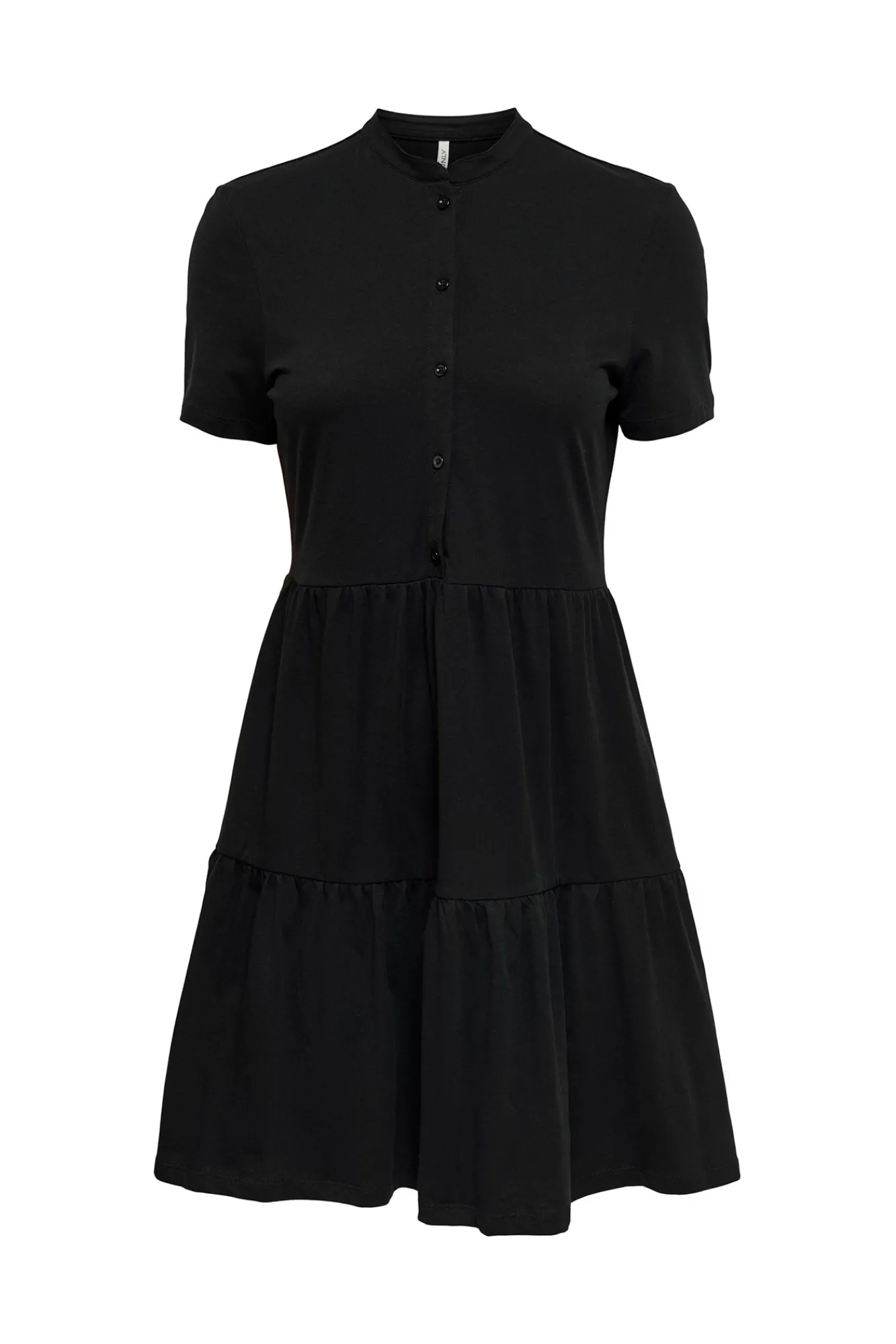 Only Vestido Corto Manga Corta Negro Online