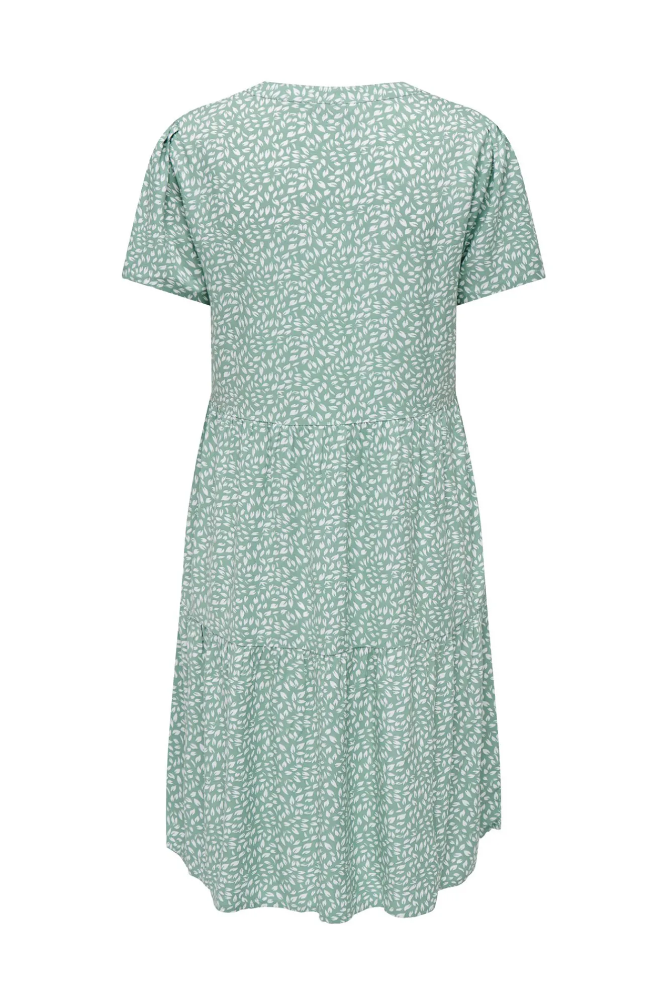 Only Vestido Corto Manga Corta Verde Hot
