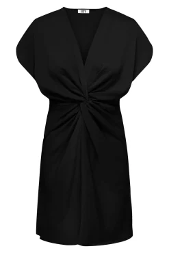 JDY Vestido Corto Satinado Negro Outlet