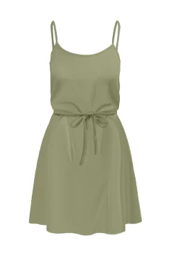 JDY Vestido Corto Sin Mangas Verde Clearance