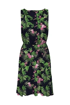 Only Vestido Corto Sin Mangas Negro Online