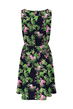 Only Vestido Corto Sin Mangas Negro Online