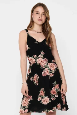 Only Vestido Corto Tirantes Negro Best