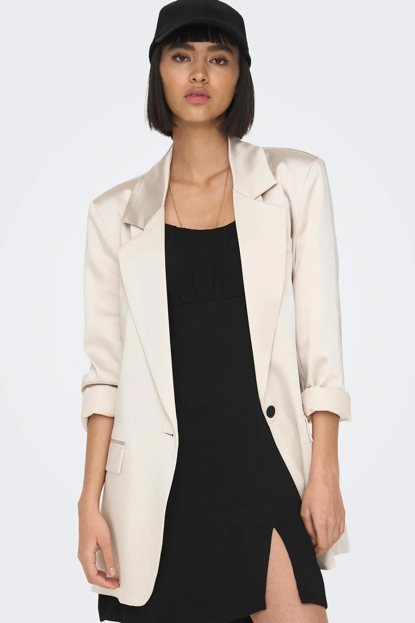 Only Vestido Corto Tirantes Negro Discount