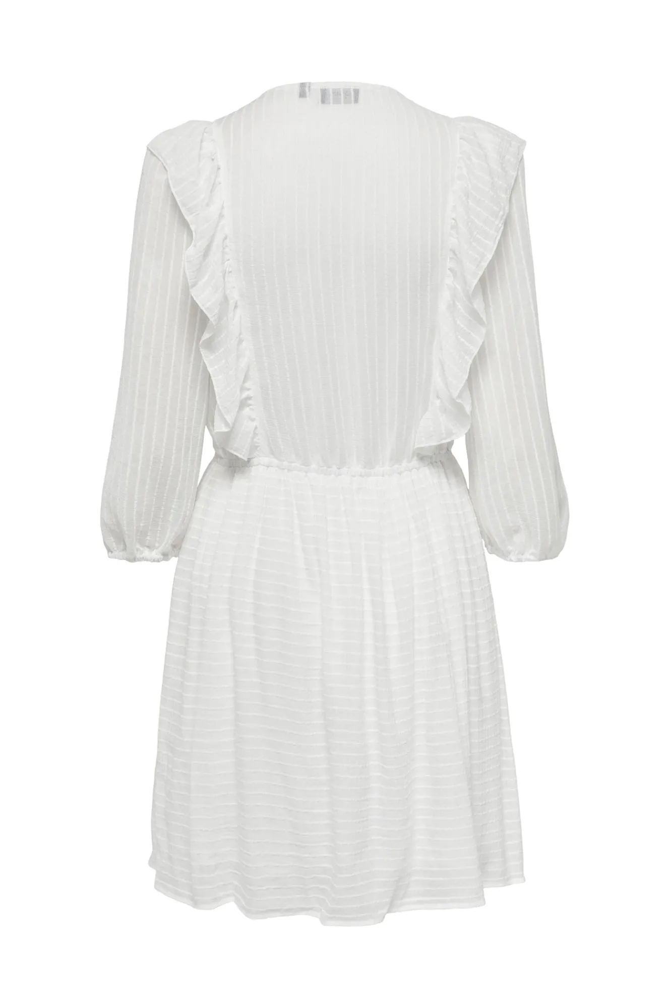Only Vestido Corto Volantes Blanco Sale