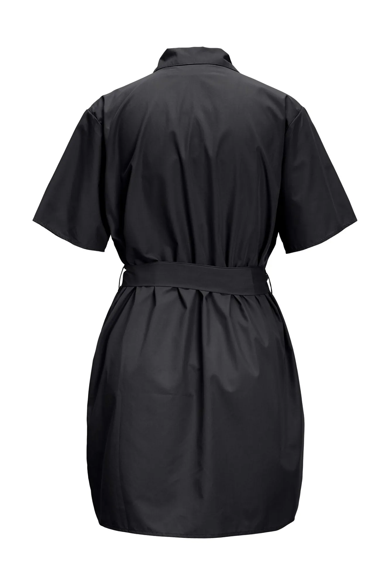 Jack & Jones Vestido Corto Y De Manga Corta Negro Hot