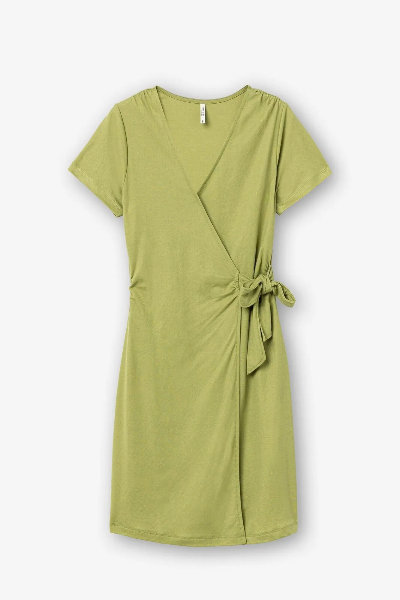 Tiffosi Vestido Cruzado Con Lazo Verde Clearance
