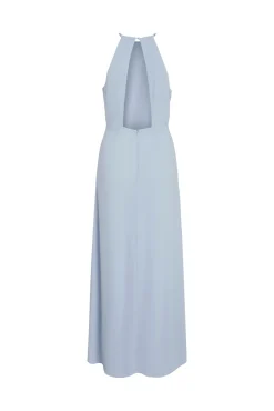 Vila Vestido Cuello Halter Azul