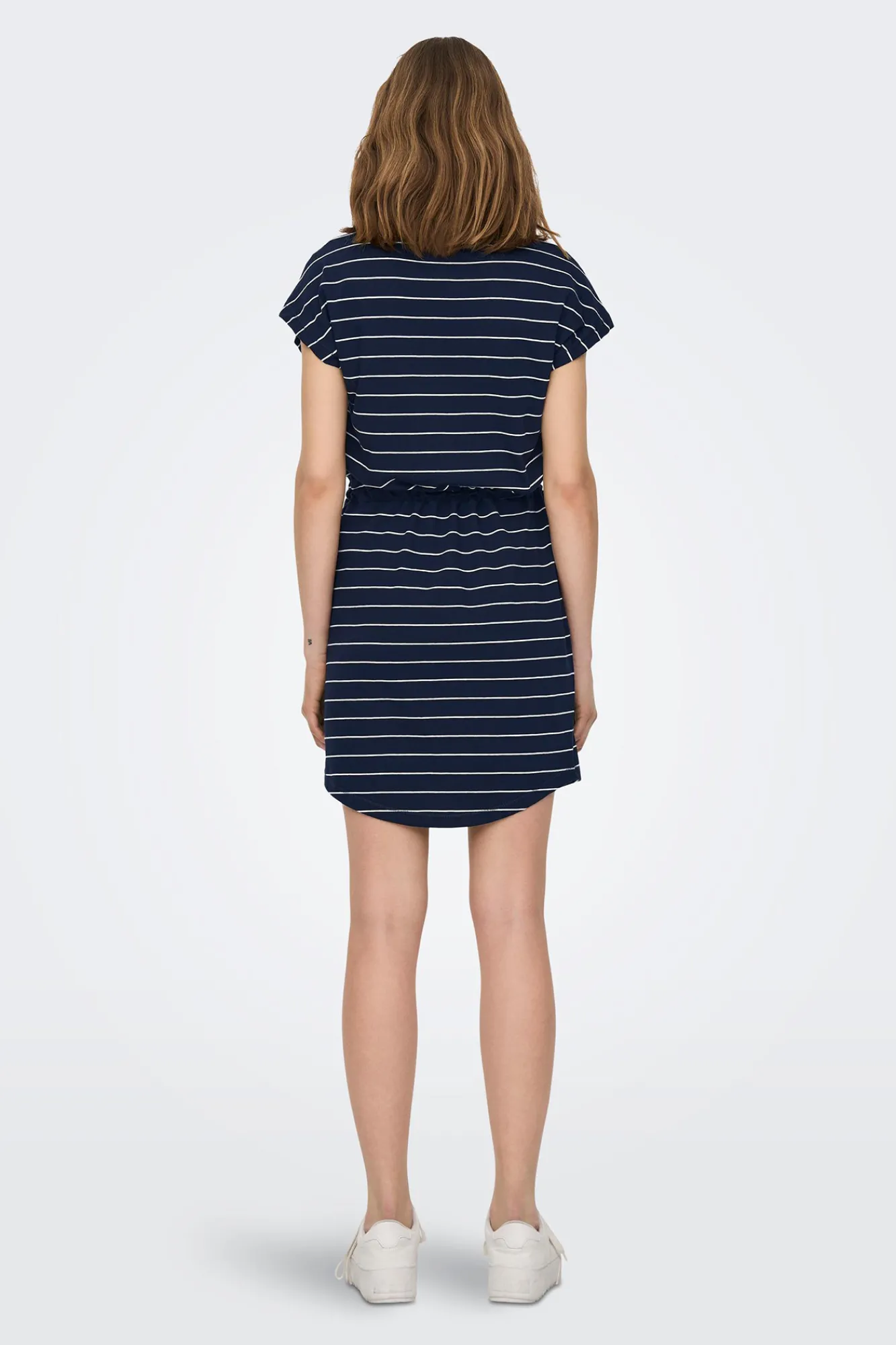 Only Vestido De Corte Holgado Estampado Azul Hot