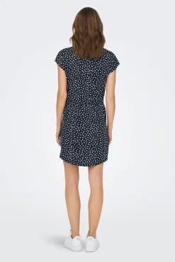 Only Vestido De Corte Holgado Navy Sale